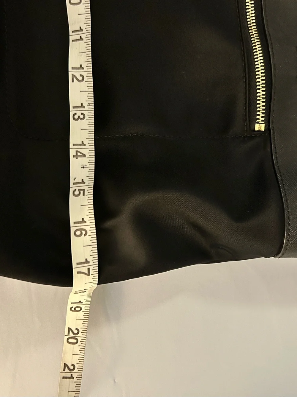 MICHAEL KORS Black Colgate Large East/West Laptop nylon and leather Tote EUC